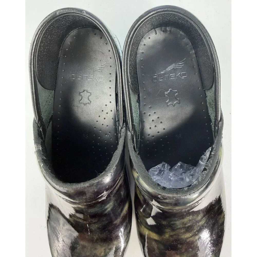 Dansko Women's Professional Nursing Clogs Shoes Sz EU 38 US 7.5-8 Patent Leather